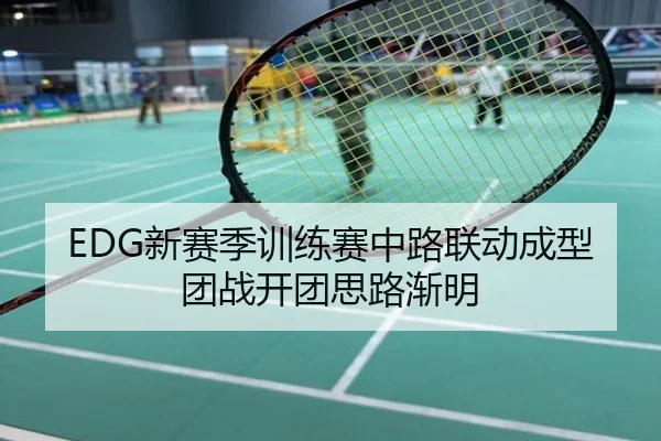 EDG新赛季训练赛中路联动成型团战开团思路渐明